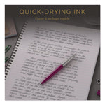 Refill For Parker Retractable Gel Ink Roller Ball Pens, Medium Conical Tip, Black Ink, 2/pack