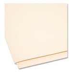 Heavyweight End Tab Fastener Folders, Interior Back-Cover Pocket, 0.75" Expansion, 2 Fasteners, Letter Size, Manila, 50/Box