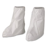 A40 Liquid and Particle Protection Boot Covers, One Size Fits Most, White, 400/Carton