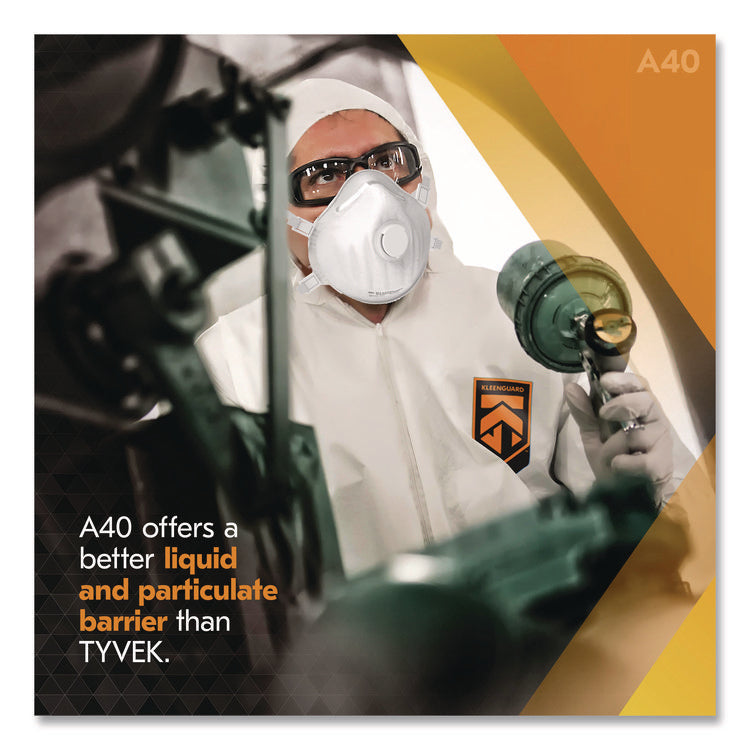 A40 Liquid and Particle Protection Boot Covers, One Size Fits Most, White, 400/Carton