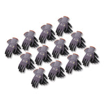 Ultimate Seamless Knit Nylon Gloves, Nitrile MicroFoam Grip: Palm/Fingers/Knuckles, EN388: 4131, X-Large, Gray, 12 Pairs