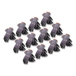 Ultimate Seamless Knit Nylon Gloves, Nitrile MicroFoam Grip: Palm/Fingers/Knuckles, EN388: 4131, Large, Gray, 12 Pairs