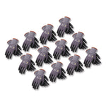 Ultimate Seamless Knit Nylon Gloves, Nitrile MicroFoam Grip: Palm/Fingers, EN388: 4131, X-Large, Gray, 12 Pairs