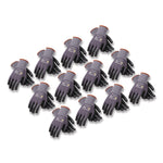 Endurance Seamless Knit Nylon Gloves, EN388: 4131, X-Large, Gray/Black, 12 Pairs