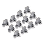 GP Polyurethane-Coated Nylon Gloves, EN388: 1111, 10" Long, Large, Gray, 12 Pairs