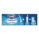 Toiletwand Disposable Toilet Cleaning System: Handle, Caddy And Refills, White