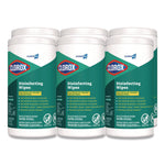 Disinfecting Wipes, 1-Ply, Fresh Scent, 7 x 8, White, 75/Canister, 6 Canisters/Carton