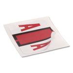 A-Z Color-Coded End Tab Filing Labels, A-Z, 1 X 1.25, White, 500/roll, 26 Rolls/box