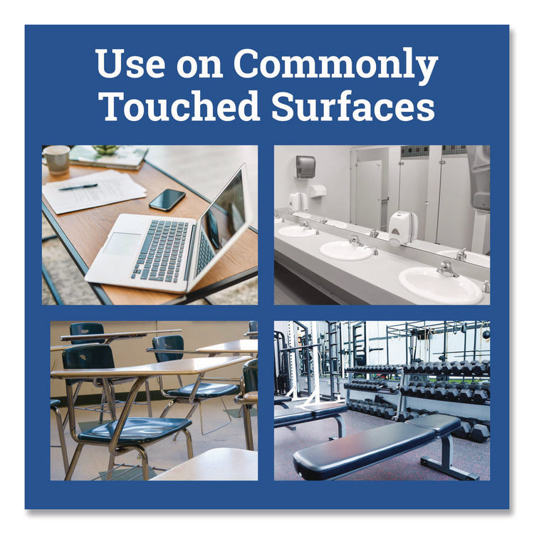 Disinfecting Wipes, 1-Ply, 7 x 8, Fresh Scent, White, 75/Canister