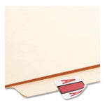 A-Z Color-Coded End Tab Filing Labels, A, 1 X 1.25, White, 500/roll