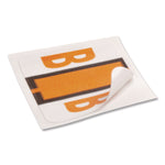 A-Z Color-Coded End Tab Filing Labels, B, 1 X 1.25, White, 500/roll