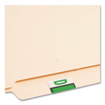 A-Z Color-Coded End Tab Filing Labels, D, 1 X 1.25, White, 500/roll