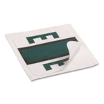 A-Z Color-Coded End Tab Filing Labels, E, 1 X 1.25, White, 500/roll