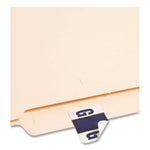 A-Z Color-Coded End Tab Filing Labels, G, 1 X 1.25, White, 500/roll