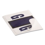 A-Z Color-Coded End Tab Filing Labels, G, 1 X 1.25, White, 500/roll