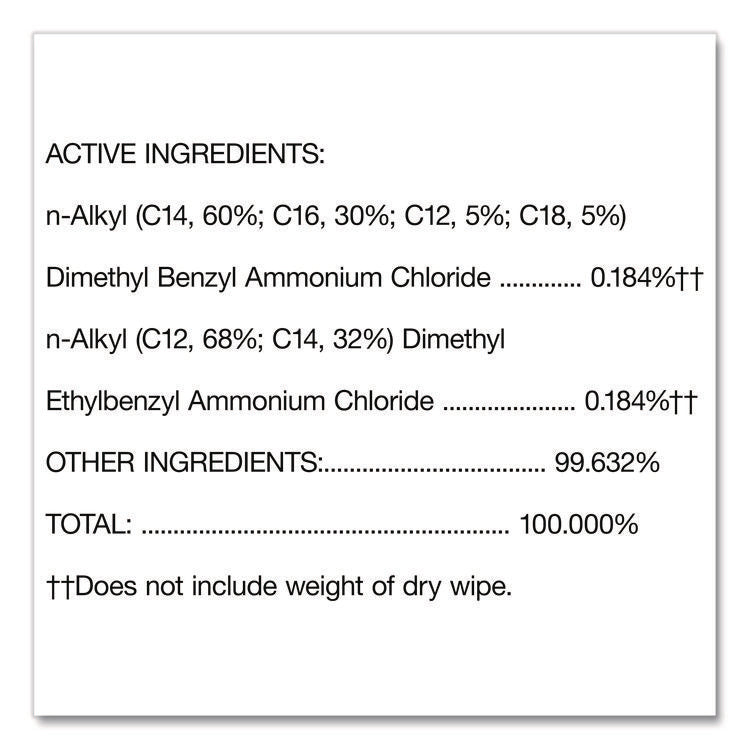 Disinfecting Wipes, Cleaning Wipes, 1-Ply, 7 x 8, Fresh Scent/Citrus Blend, 35/Canister, 3/Pack, 5 Packs/Carton