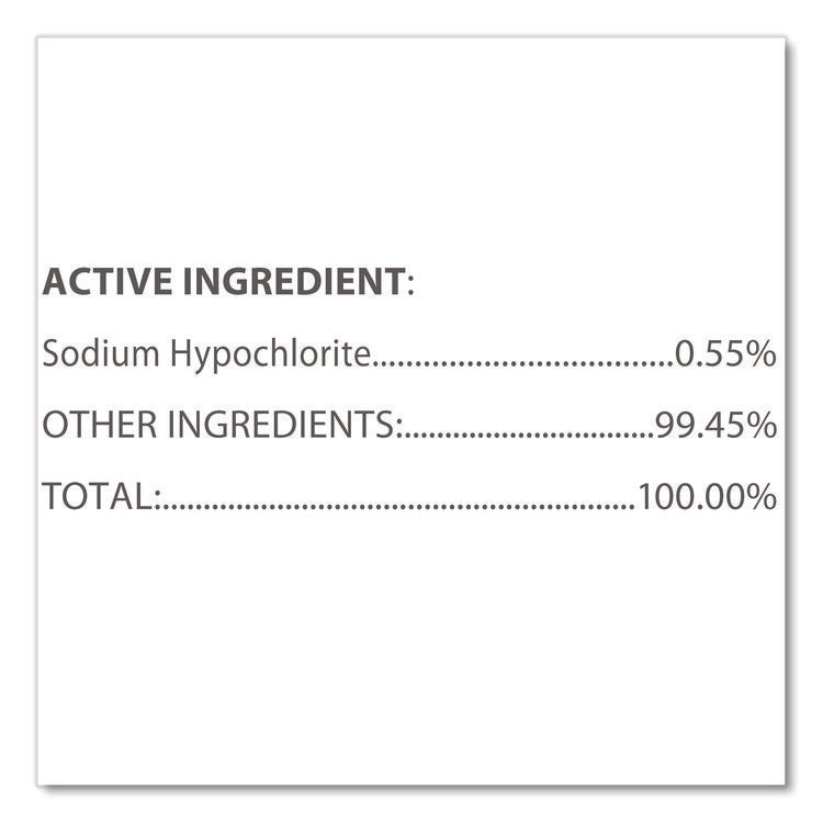 Bleach Germicidal Wipes, 1-Ply, 12 x 12, Unscented, White, 110/Bucket, 2 Buckets/Carton