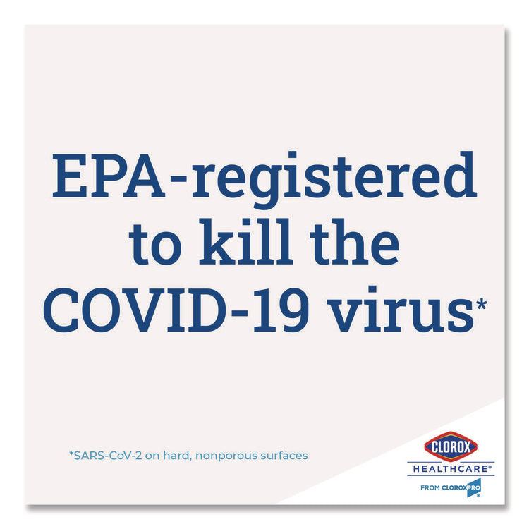 Bleach Germicidal Wipes, 1-Ply, 12 x 12, Unscented, White, 110/Refill, 2 Refills/Carton