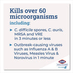 Bleach Germicidal Wipes, 1-Ply, 6 x 5, Unscented, White, 150/Canister