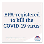 Bleach Germicidal Wipes, 1-Ply, 6 x 5, Unscented, White, 150/Canister