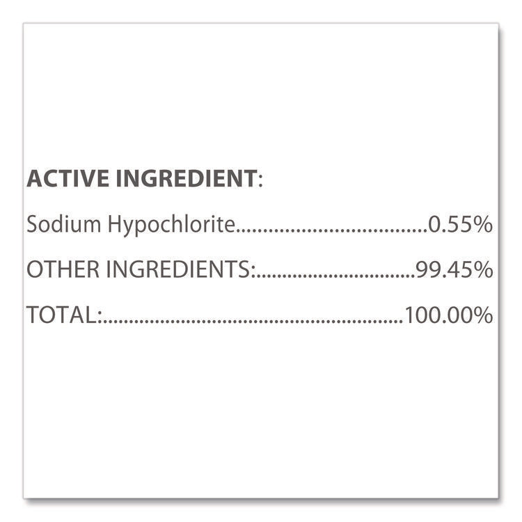 Bleach Germicidal Wipes, 1-Ply, 6 x 5, Unscented, White, 150/Canister