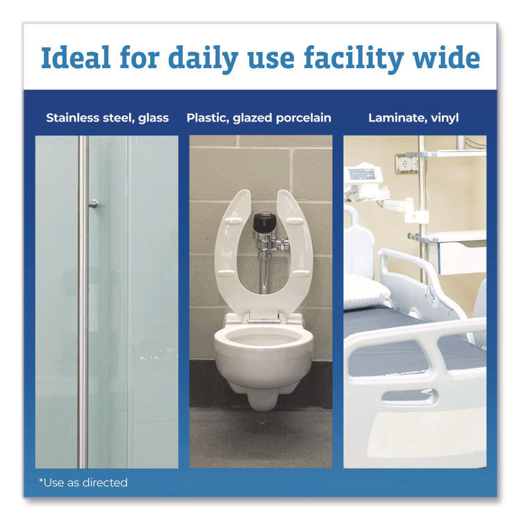 Hydrogen Peroxide Cleaner Disinfectant Wipes, 9 x 6.75, Unscented, White, 95/Canister, 6 Canisters/Carton