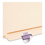 A-Z Color-Coded End Tab Filing Labels, H, 1 X 1.25, White, 500/roll