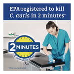 Hydrogen Peroxide Cleaner Disinfectant Wipes, 6.75 x 9, White, 95/Canister