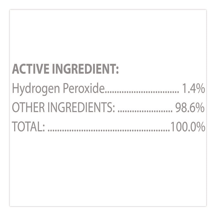 Hydrogen Peroxide Cleaner Disinfectant Wipes, 6.75 x 9, White, 95/Canister