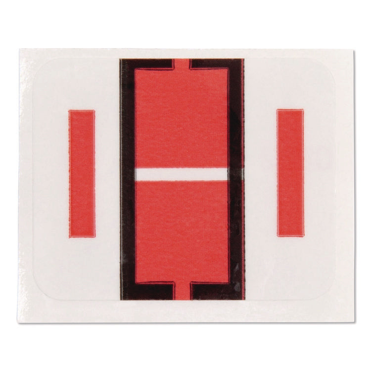 A-Z Color-Coded End Tab Filing Labels, I, 1 X 1.25, White, 500/roll