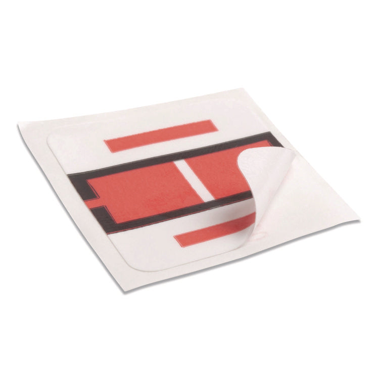 A-Z Color-Coded End Tab Filing Labels, I, 1 X 1.25, White, 500/roll