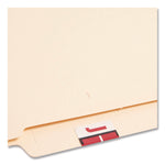 A-Z Color-Coded End Tab Filing Labels, J, 1 X 1.25, White, 500/roll