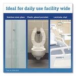 Hydrogen Peroxide Cleaner Disinfectant Wipes, 5.75 x 6.75, Unscented, White, 155/Canister, 6 Canisters/Carton