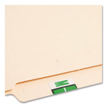A-Z Color-Coded End Tab Filing Labels, M, 1 X 1.25, White, 500/roll