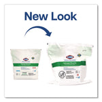 Hydrogen Peroxide Cleaner Disinfectant Wipes, 12 x 11, Unscented, White, 185/Pack, 2 Packs/Carton