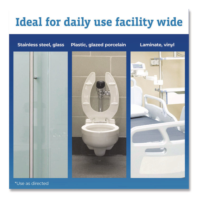 Hydrogen Peroxide Cleaner Disinfectant Wipes, 12 x 11, Unscented, White, 185/Pack, 2 Packs/Carton