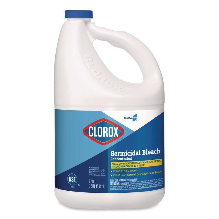 Concentrated Germicidal Bleach, Regular, 121 Oz Bottle