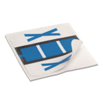 A-Z Color-Coded End Tab Filing Labels, X, 1 X 1.25, White, 500/roll