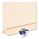 A-Z Color-Coded End Tab Filing Labels, Y, 1 X 1.25, White, 500/roll