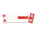 Alphaz Color-Coded Labels Starter Set, A-Z, 1.16 X 3.13, Assorted, 5/sheet, 300 Sheets/box