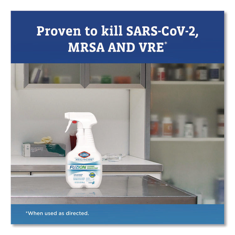 Fuzion Cleaner Disinfectant, 32 Oz Spray Bottle