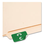 Alphaz Color-Coded Second Letter Alphabetical Labels, C, 1 X 1.63, Dark Green, 10/sheet, 10 Sheets/pack