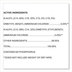 VersaSure Cleaner Disinfectant Wipes, 1-Ply, 6.75 x 8, Original Scent, White, 85 Towels/Can