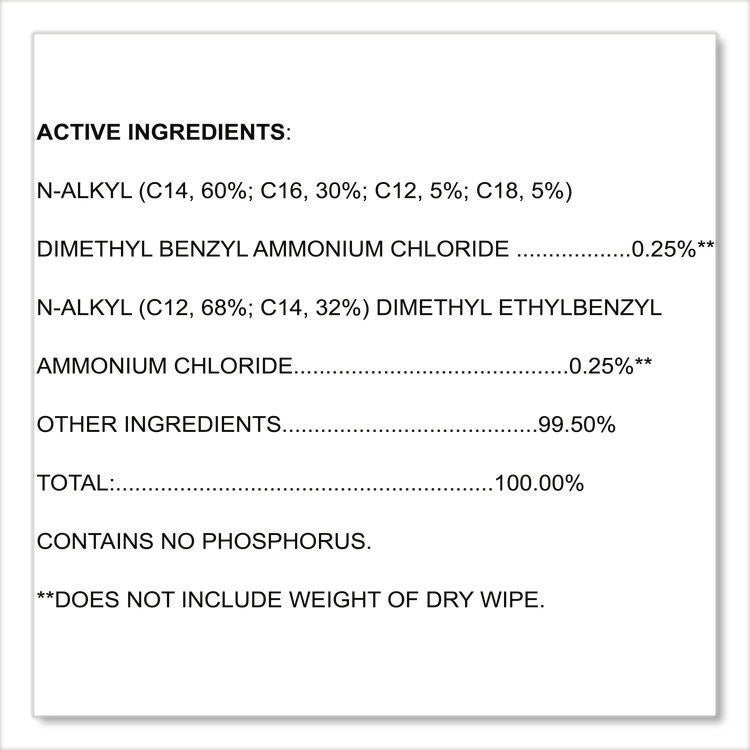 VersaSure Cleaner Disinfectant Wipes, 1-Ply, 6.75 x 8, Original Scent, White, 85 Towels/Can