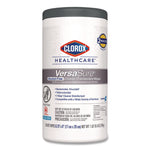 VersaSure Cleaner Disinfectant Wipes, 1-Ply, 6.75 x 8, Original Scent, White, 85 Towels/Can