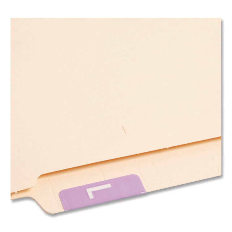 Alphaz Color-Coded Second Letter Alphabetical Labels, L, 1 X 1.63, Lavender, 10/sheet, 10 Sheets/pack