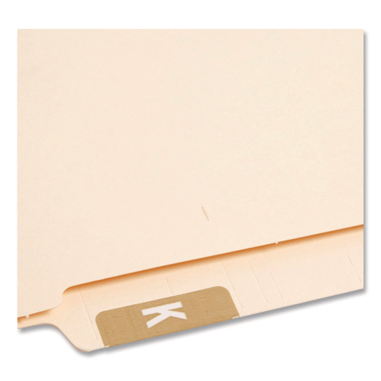 Alphaz Color-Coded Second Letter Alphabetical Labels, K, 1 X 1.63, Light Brown, 10/sheet, 10 Sheets/pack