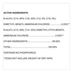 VersaSure Cleaner Disinfectant Wipes, Refill, 1-Ply, 12 x 10, Fragranced, White, 110/Pouch, 2 Pouches/Carton