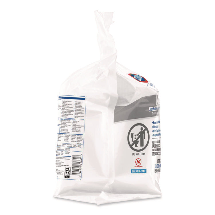 VersaSure Cleaner Disinfectant Wipes, Refill, 1-Ply, 12 x 10, Fragranced, White, 110/Pouch, 2 Pouches/Carton