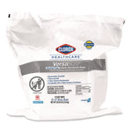 VersaSure Cleaner Disinfectant Wipes, Refill, 1-Ply, 12 x 10, Fragranced, White, 110/Pouch